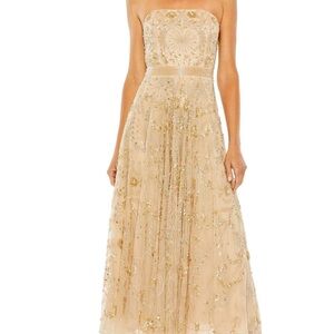 MAC DUGGAL BRAND NEW!  Beaded Dress. Bought but too small & can’t return it